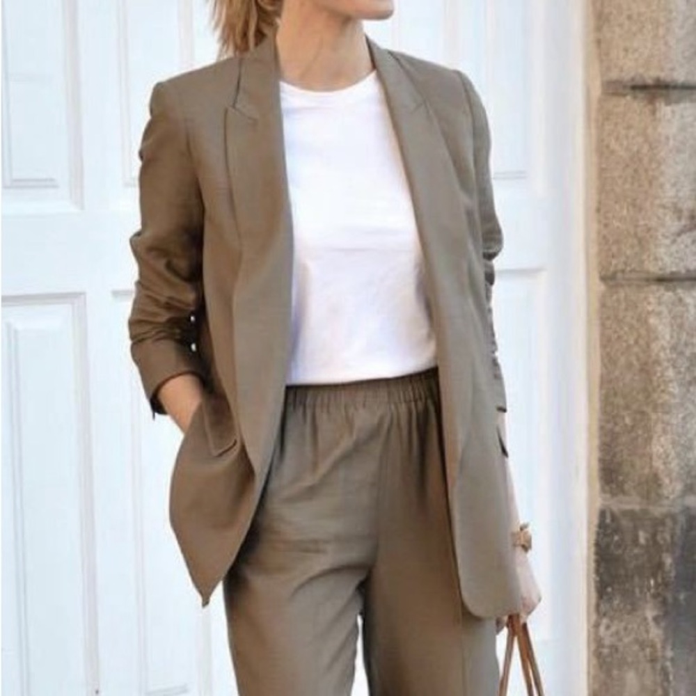 Zara Olive Green Blazer